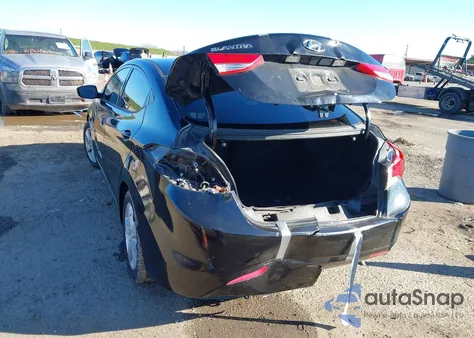 2013 Hyundai Elantra Gls from USA, damaged, VIN KMHDH4AE3DU720799